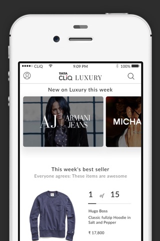 Tata CLiQ Luxury Shopping App screenshot 3