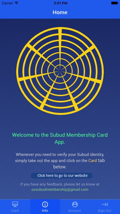 Subud Membership Card screenshot 2