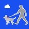 You love your dog, and walk him everyday - track your walks and share with friends