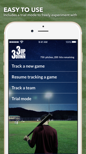 3 Up 3 Down hit & pitch tracker for baseball(圖5)-速報App