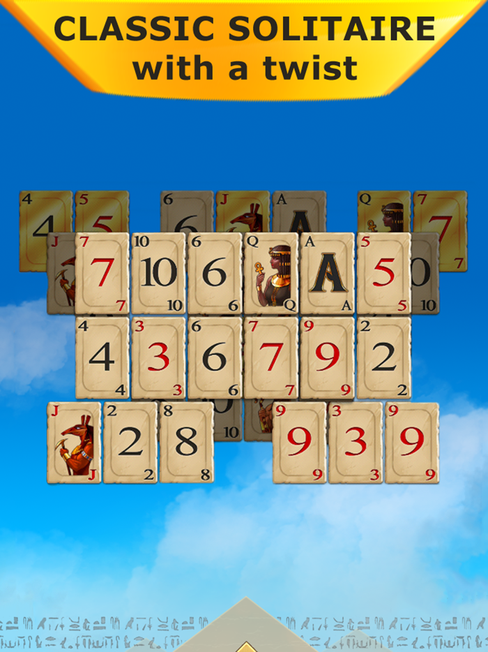 Tarjeta del Faraón Solitario