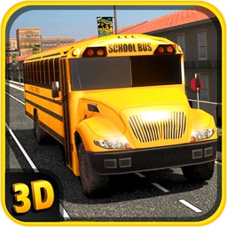 School Bus Simulator 3D – Drive crazy in city & Take Parking duty challenges for kids fun