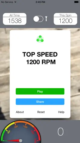 Game screenshot Fidget Spinner Speed Test apk