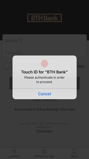Bth Bank Mobile On The Iphone Screenshots