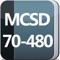 Free practice tests for Microsoft MCSD App Builder certification: 70-480 (Programming in HTML5 with JavaScript and CSS3) exam