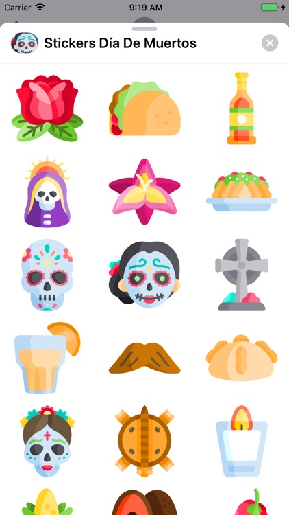 Stickers Día De Muertos