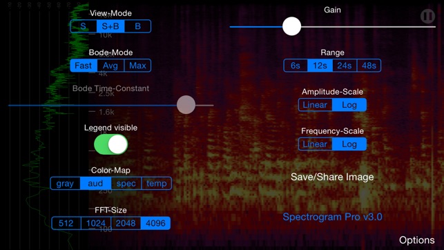 Spectrogram Pro (with super-smooth 60Hz update)(圖3)-速報App