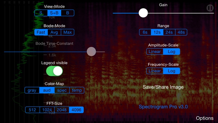 Spectrogram Pro (with super-smooth 60Hz update)