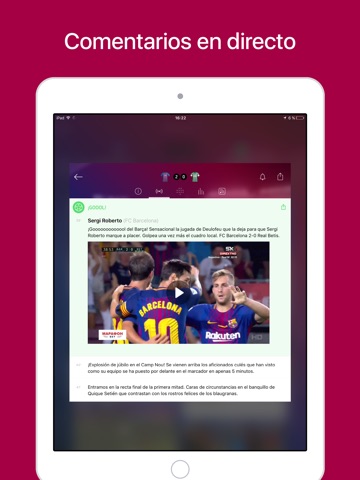 Blaugrana Live – Soccer app screenshot 2