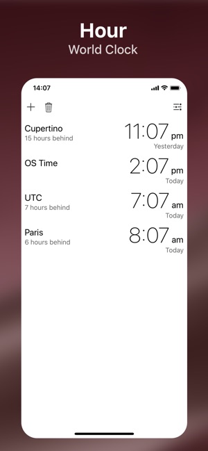 Hour - World Clock by seense(圖2)-速報App