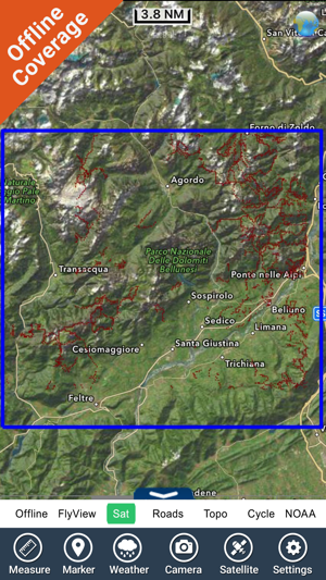 Dolomiti Bellunesi National Park GPS Map Navigator(圖5)-速報App