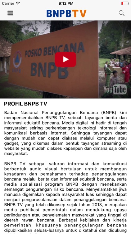 BNPB TV screenshot-3