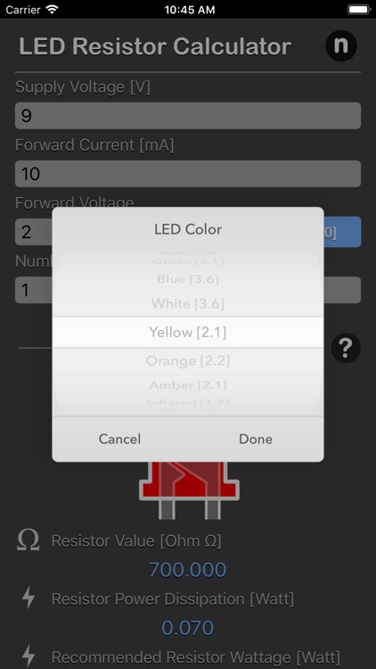 LED Resistor Calculator Plus
