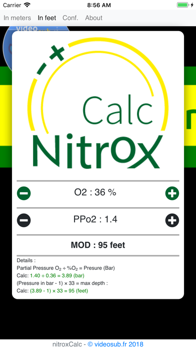 nitroxCalc screenshot 3