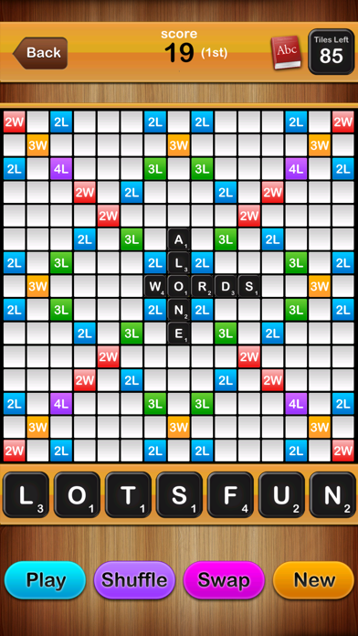 Words Alone - a Solitaire Word Game Screenshot 1
