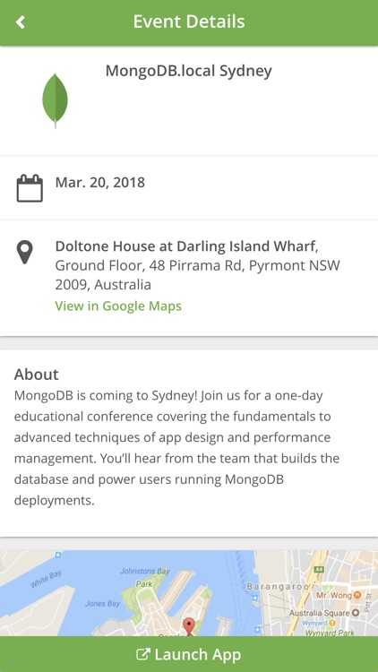 MongoDB Events