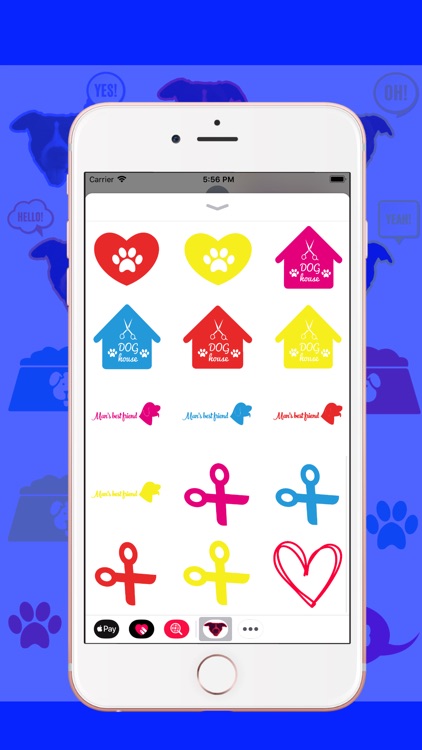 Staffy Terrier Emoji screenshot-4