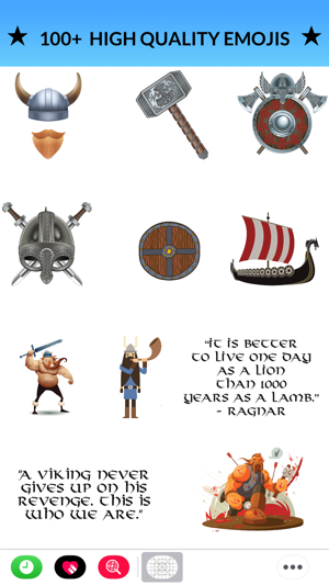 Vikings Emoji Stickers(圖3)-速報App