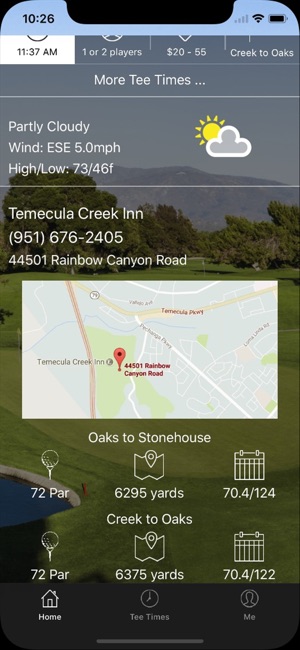 Temecula Creek Golf Tee Times(圖2)-速報App