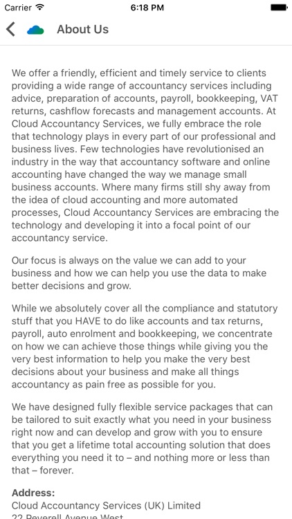 Cloud Accountancy Services