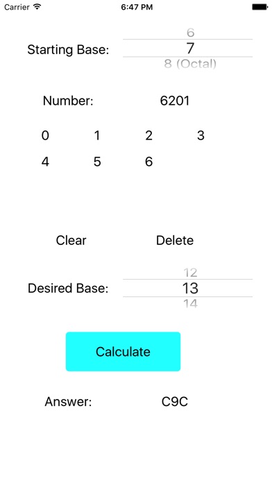 Number Base Converter screenshot 3