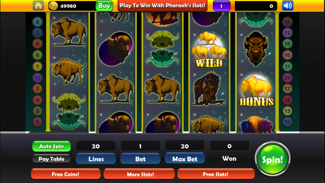 Slots: Buffalo Moon Casino