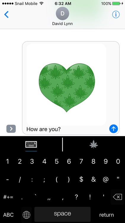 Vibin Weed Emoji Keyboard screenshot-3