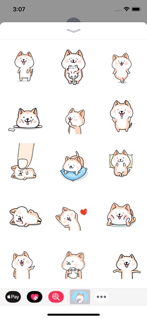 Hachi：Akita Dog Animated Emoji(圖2)-速報App