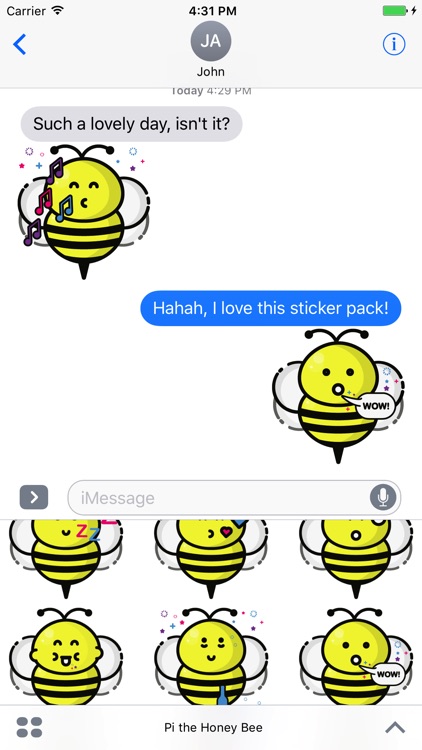 Pi the Honey Bee