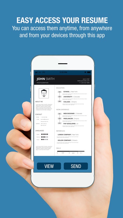 Free Resume Builder - CV Maker screenshot-4