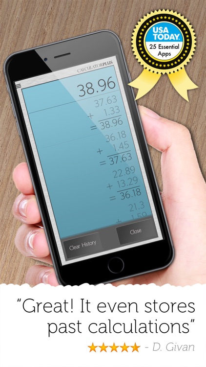 Calculator Plus #1 Tip, % + HD