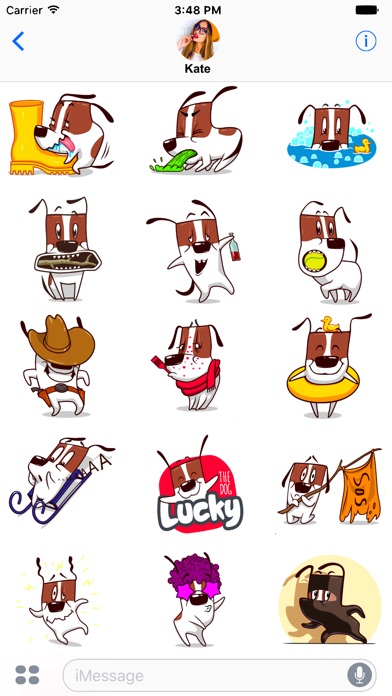 Cute Dog Emoji screenshot 2