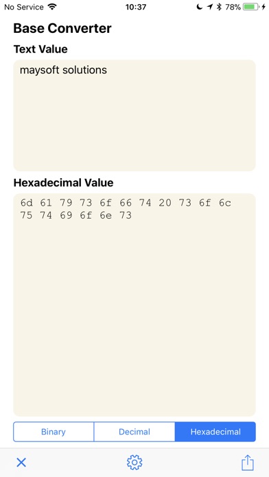 HexToASCII screenshot 3