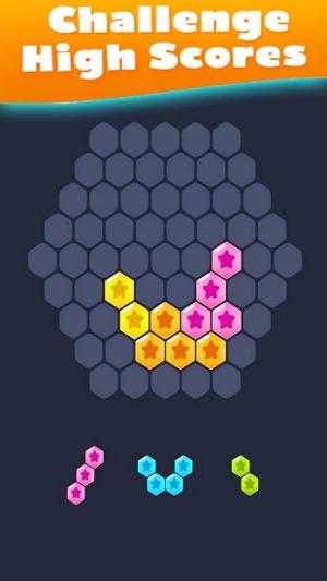 Hex Fill Brain: Hexagon Blocks(圖1)-速報App