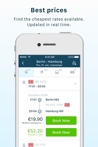 fromAtoB: Ticket Bahn Flug Bus screenshot 2