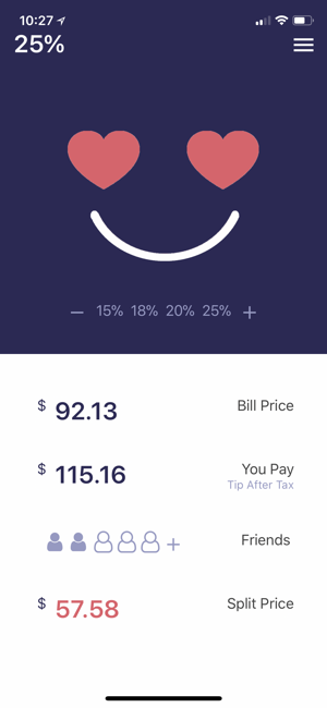 Smiley Tip - Tip Calculator(圖3)-速報App