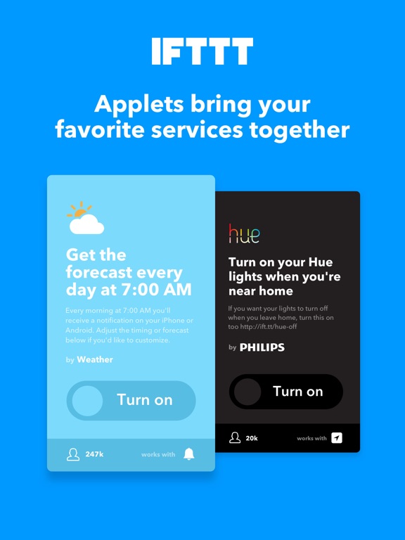 IFTTT Screenshot