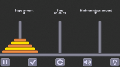 How to cancel & delete The Tower of Hanoi Math puzzle from iphone & ipad 1