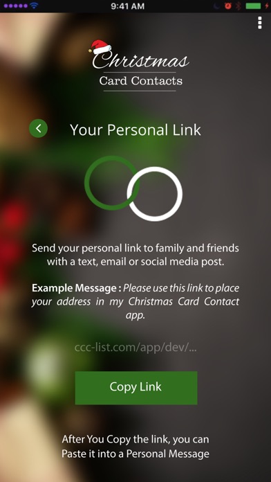 Christmas Card Contacts screenshot 4