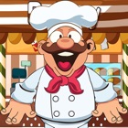 chefe fogão funcionando após os vegetais para cozinhar o molho secreto - edição gratuita icon