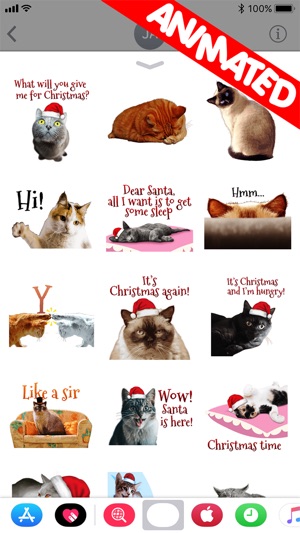 Cute Christmas Cats (animated)(圖2)-速報App