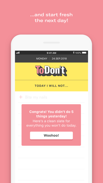 The To Don't List screenshot 3