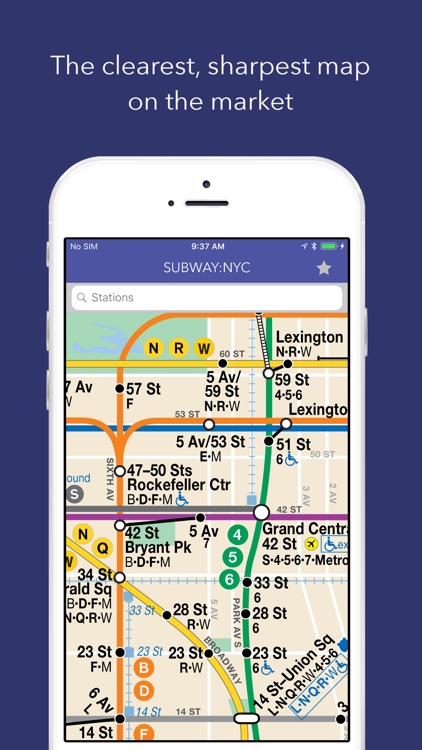 SUBWAY:NYC - Map + Schedules