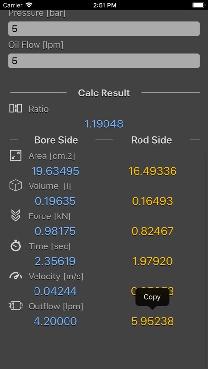 Hydraulic Cylinder Calc