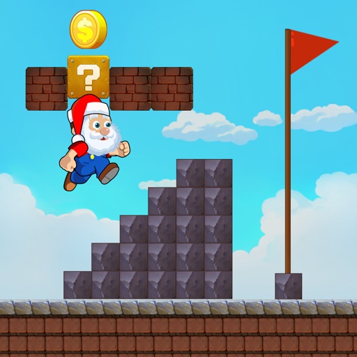 Super Santa Claus Jump & Run Icon