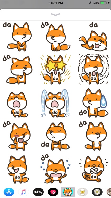 da Fox Animated Stickers