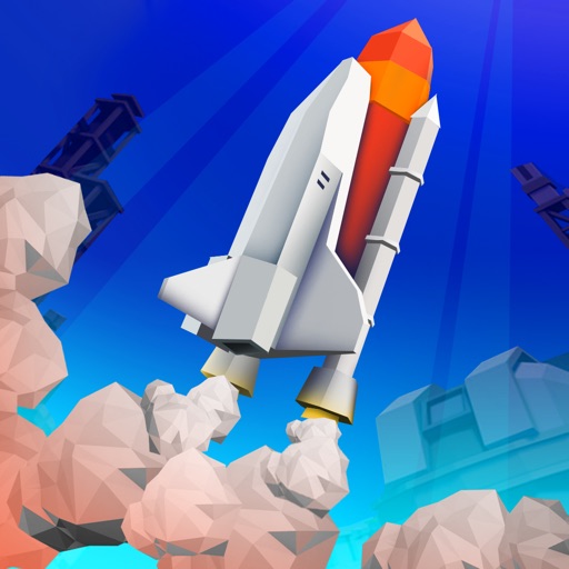Cube Space Rocket Flight Sim Icon