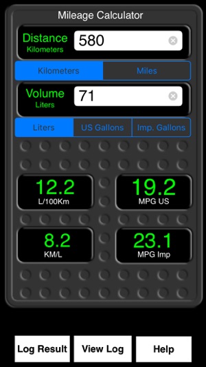 Easy Mileage Calculator