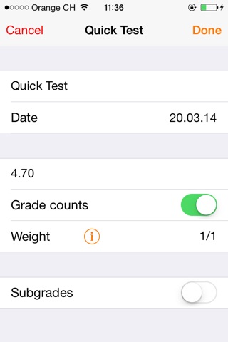Grade Calculator - PlusPoints screenshot 3
