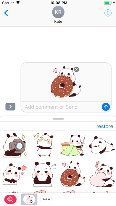 Good Panda Stickers screenshot 3